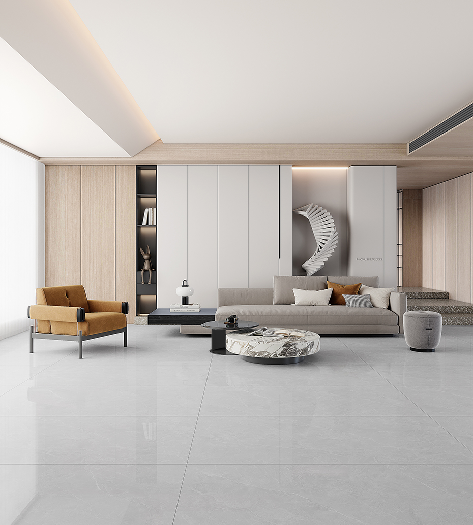 A75021-現代輕奢大平層客廳地面效果